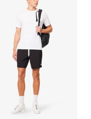 VUORI: Kore brand-patch relaxed-fit recycled polyester-blend shorts