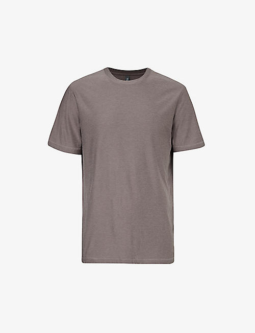 VUORI：Strato Tech 品牌贴片弹力平纹针织 T 恤