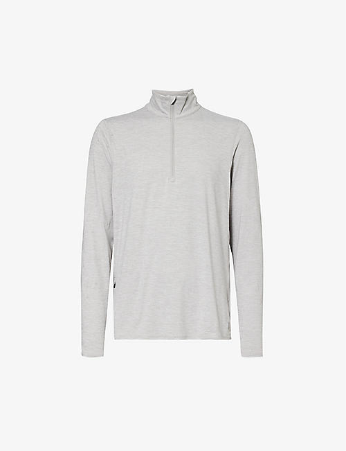 VUORI: Ease half-zip relaxed-fit stretch-woven sweatshirt