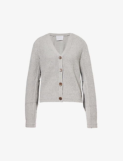 MARIA MCMANUS: Cocoon V-neck recycled cashmere and organic cotton knitted cardigan
