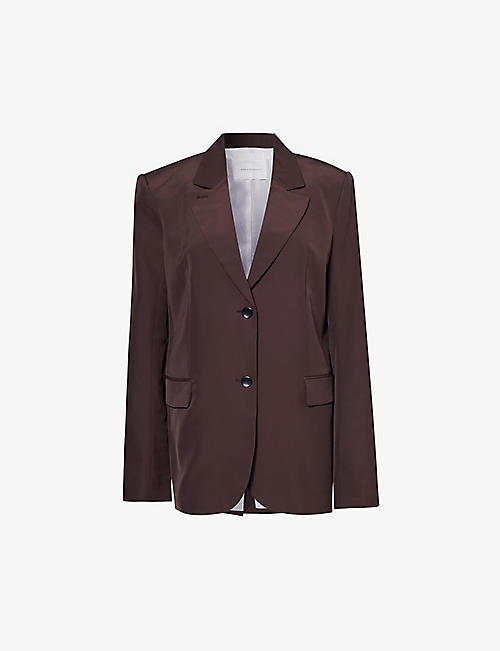 MARIA MCMANUS: Single-breasted notched-lapel woven jacket