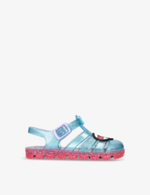 SOPHIA WEBSTER: Boss Lady glitter-embellished PVC jelly sandals 1-7 years