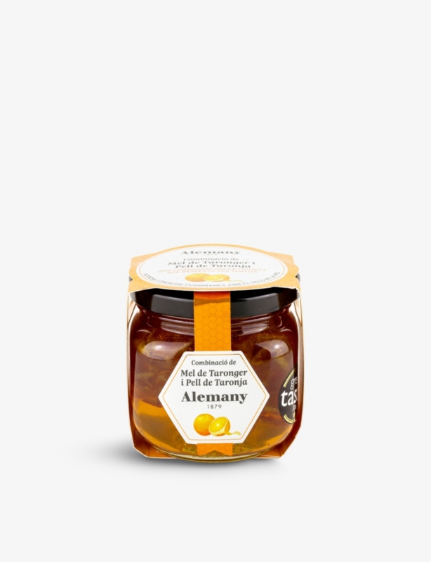 Alemany orange blossom honey with orange peels 250g