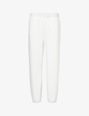 Shop Beyond Yoga Women's Fresh Snow On The Go Relaxed-fit Cotton-blend Jogging Bottoms