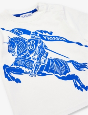 BURBERRY: Knight graphic-print cotton T-shirt 6 months - 2 years