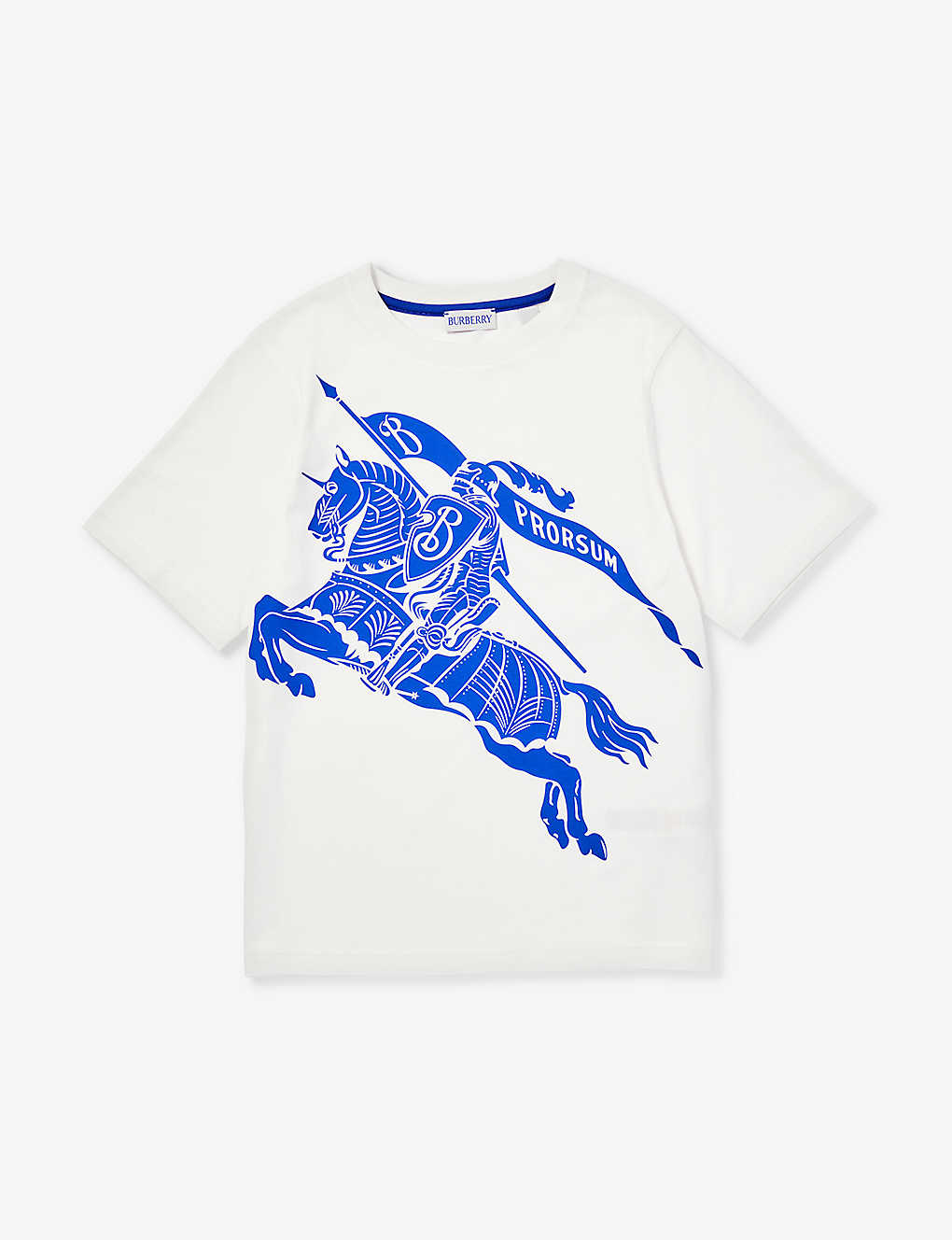 Burberry Boys Salt Kids Knight Graphic-print Cotton-jersey T-shirt 3-14 Years In Multi-coloured