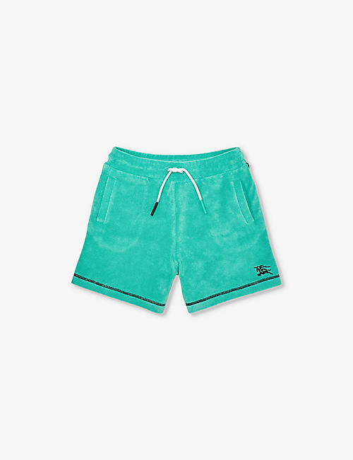 BURBERRY: Nixon towelling cotton-blend shorts 4-14 years