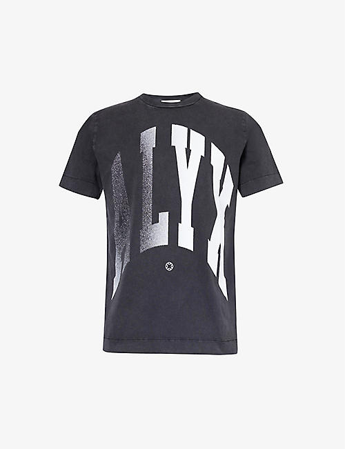 1017 ALYX 9SM: Logo-print washed cotton-jersey T-shirt