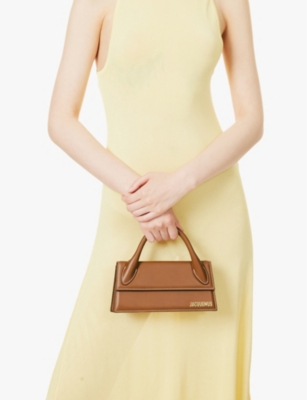 Jacquemus Womens Light Brown 2 Le Chiquito Long Leather Top-handle Bag In Light Brown 2
