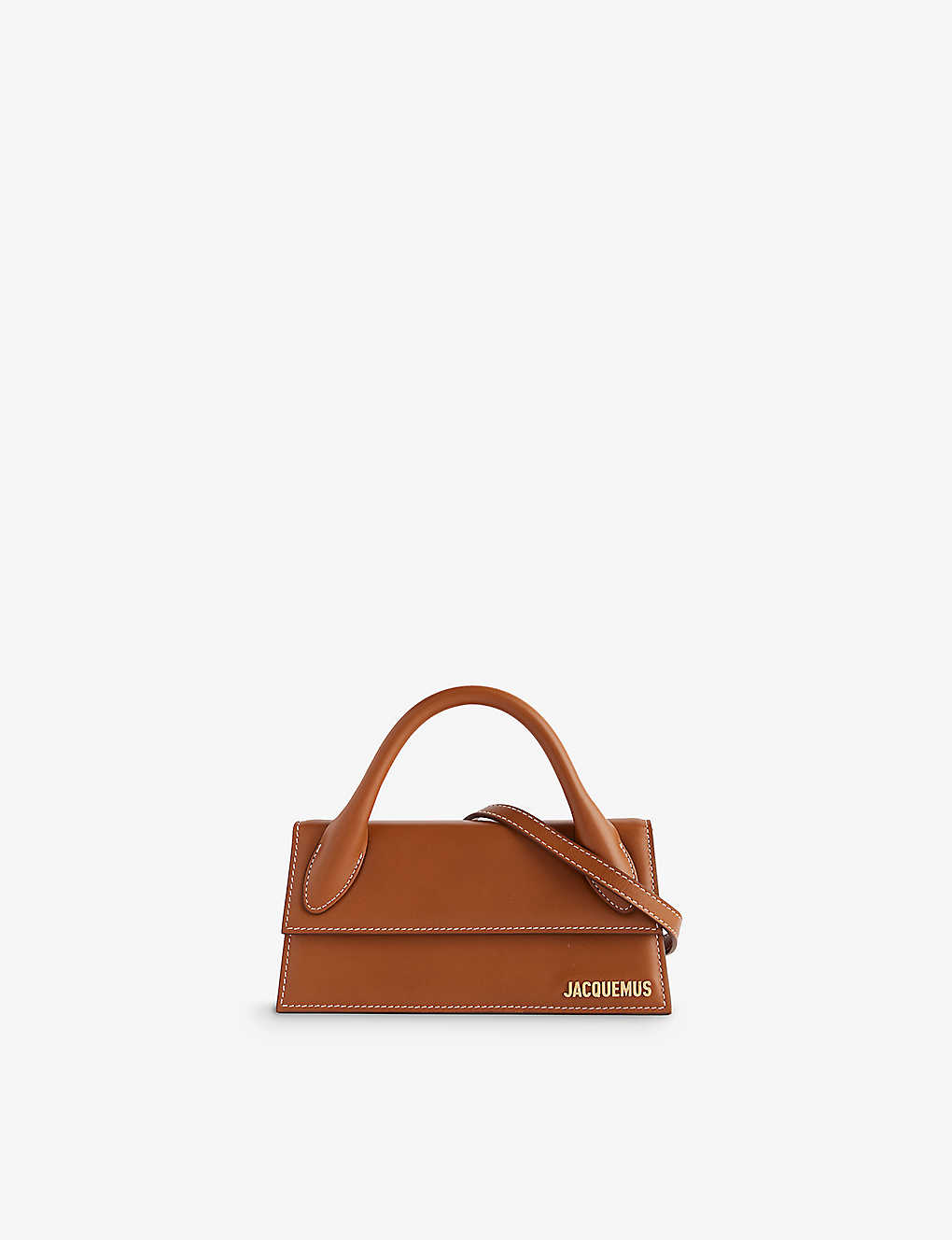 Jacquemus Light Brown 2 Le Chiquito Long Leather Top-handle Bag