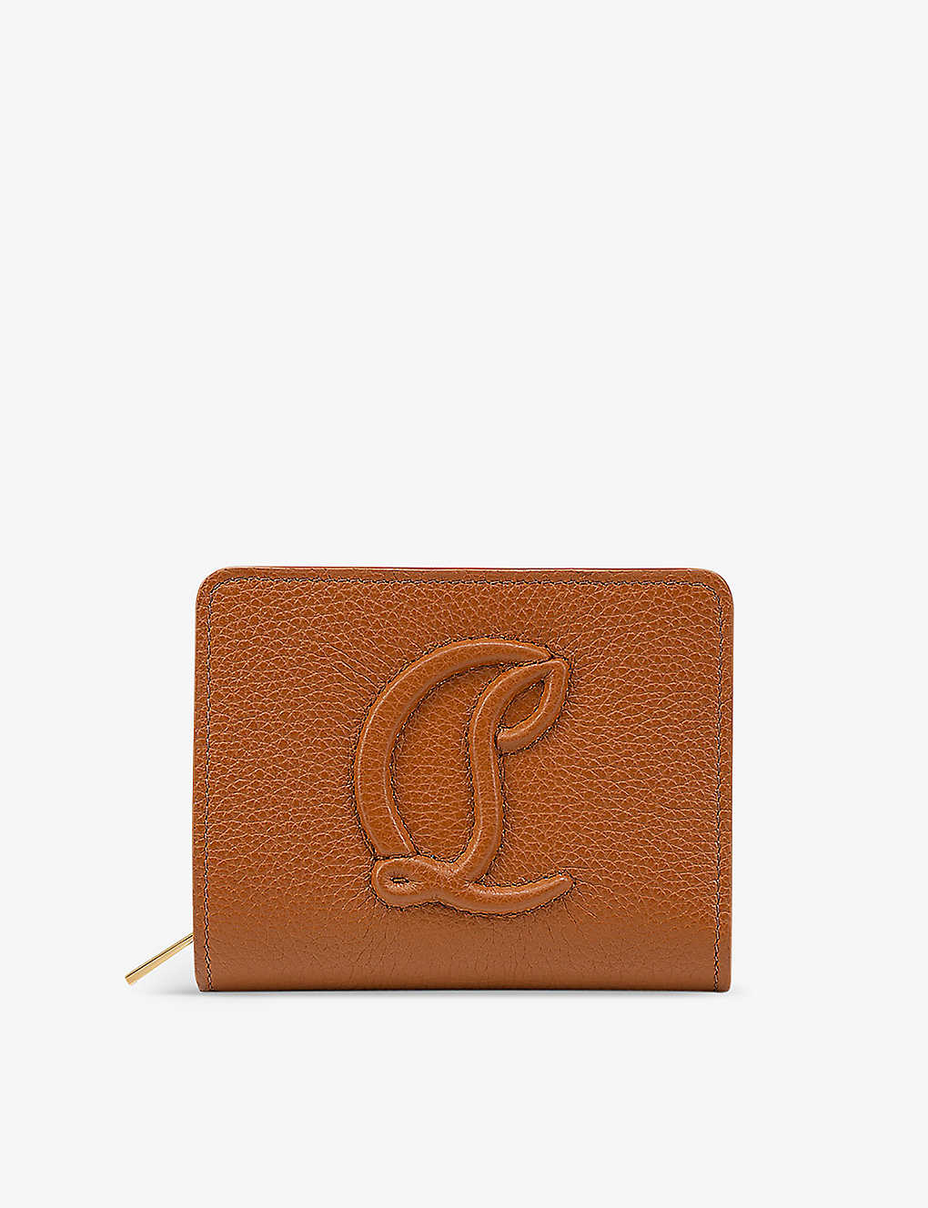 Christian Louboutin Womens Cuoio By My Side Leather Wallet