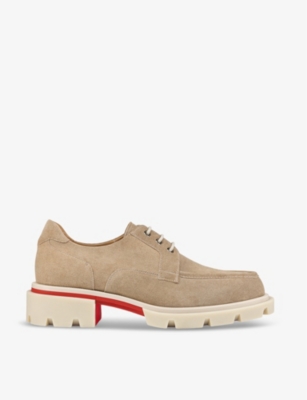 Louis Junior Spikes - Sneakers - Veau velours and spikes - Saharienne - Christian  Louboutin United States