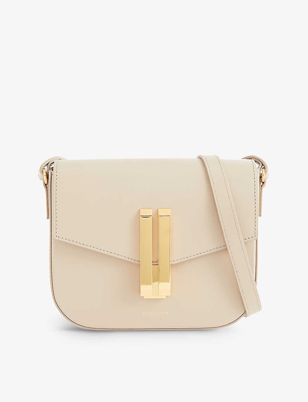Demellier Womens Taupe The Small Vancouver Leather Cross-body Bag