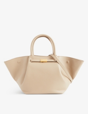 DEMELLIER: The Midi New York leather tote bag