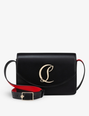 CHRISTIAN LOUBOUTIN: Loubi54 small leather crossbody bag