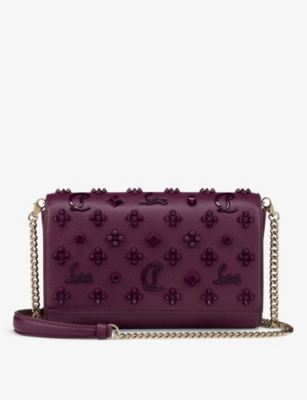 Clutch bag Christian Louboutin Purple in Not specified - 25687174