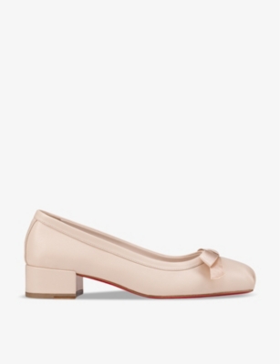 CHRISTIAN LOUBOUTIN: Mamaflirt 30 leather ballet pumps