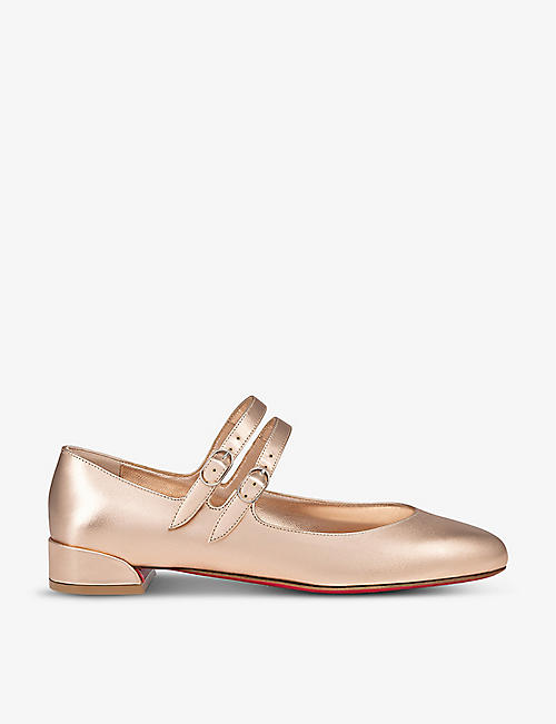 CHRISTIAN LOUBOUTIN: Sweet Jane leather heeled pumps