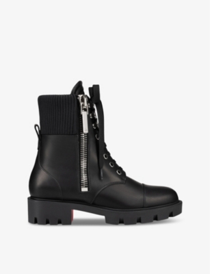 CL Zip Booty - 70 mm Low boots - Calf leather - Cuoio - Women - Christian  Louboutin United States