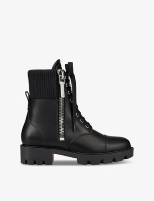 Louboutin cheap military boots