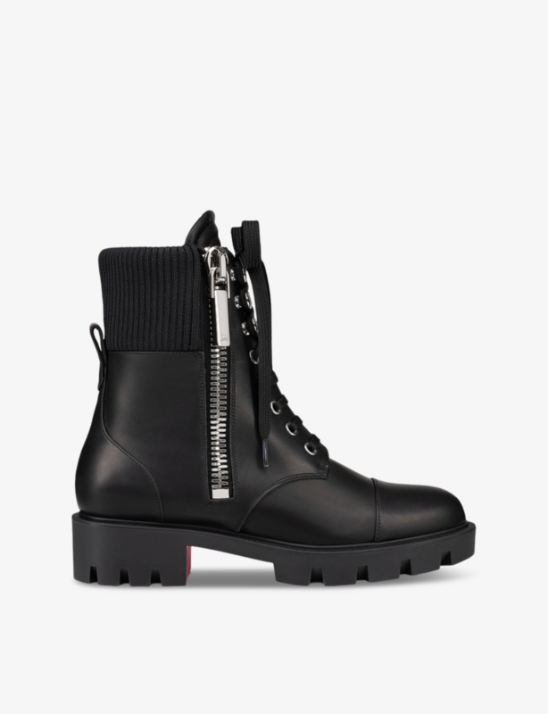 En Hiver Lug leather boots