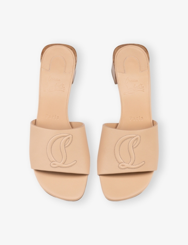 So CL 55 leather heeled mules
