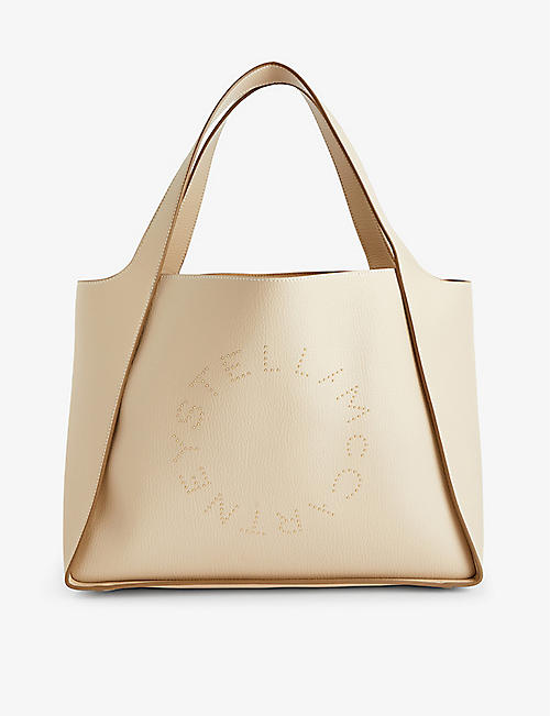 STELLA MCCARTNEY: Stud vegan-leather tote bag