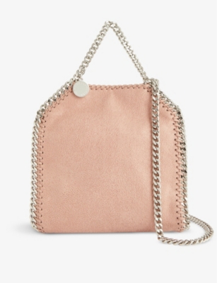 STELLA MCCARTNEY FALABELLA TINY FAUX-LEATHER CROSS-BODY BAG