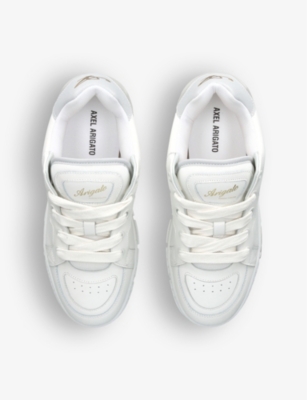 Shop Axel Arigato Area Haze Leather Low-top Trainers In White