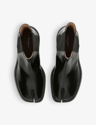 MAISON MARGIELA: Tabi split-toe leather Chelsea boots