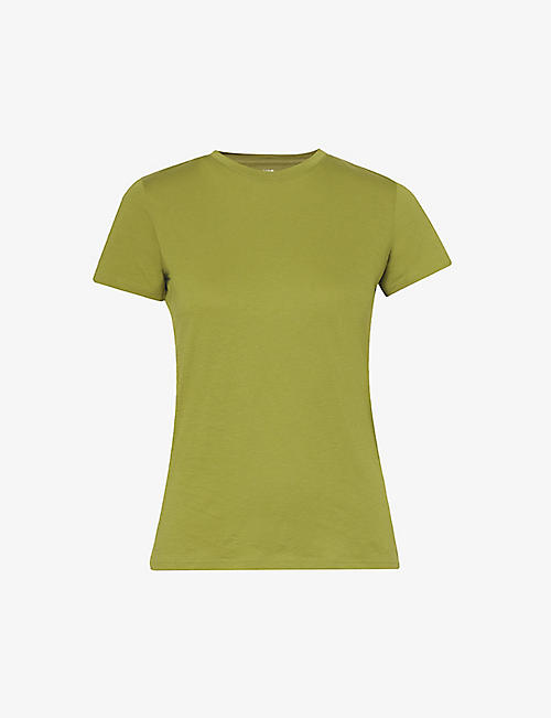 VINCE: Essential short-sleeved cotton-jersey T-shirt