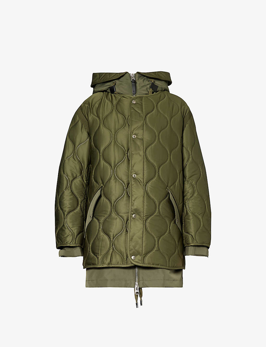 MACKAGE MACKAGE WOMEN'S LIGHT MILITARY MAIA QUILTED RECYCLED-POLYESTER COAT