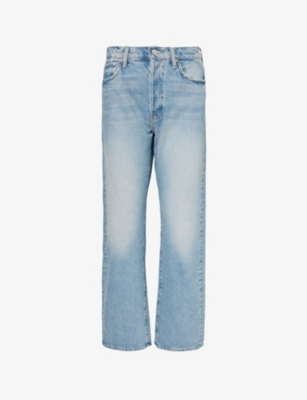MOTHER: The Ditcher Hover straight-leg mid-rise jeans