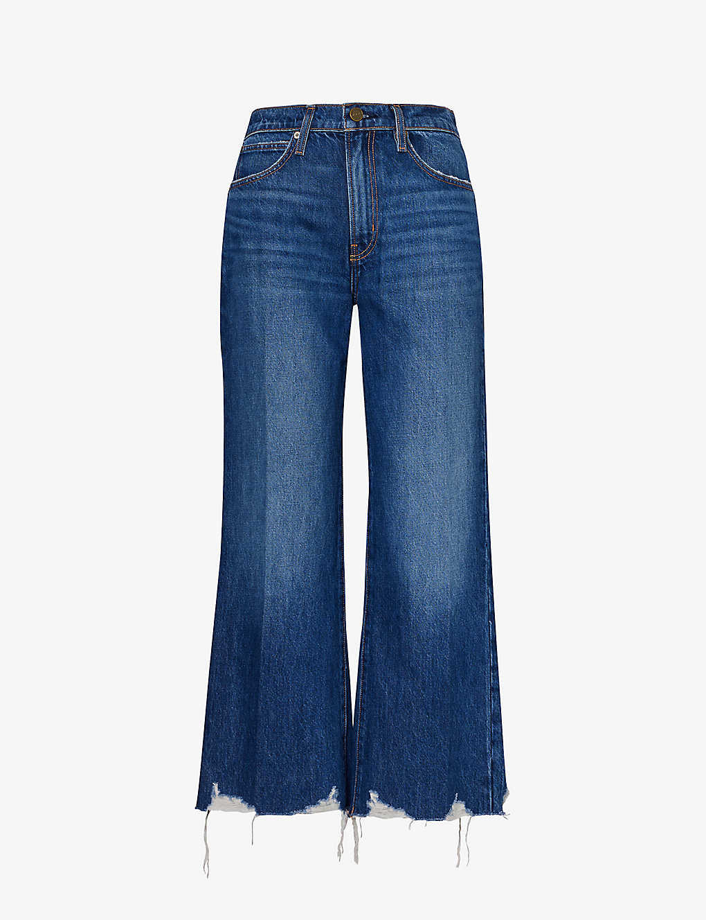 FRAME FRAME WOMEN'S BLUE THE RELAXED STRAIGHT-LEG LOW-RISE ORGANIC AND RECYCLED-DENIM JEANS