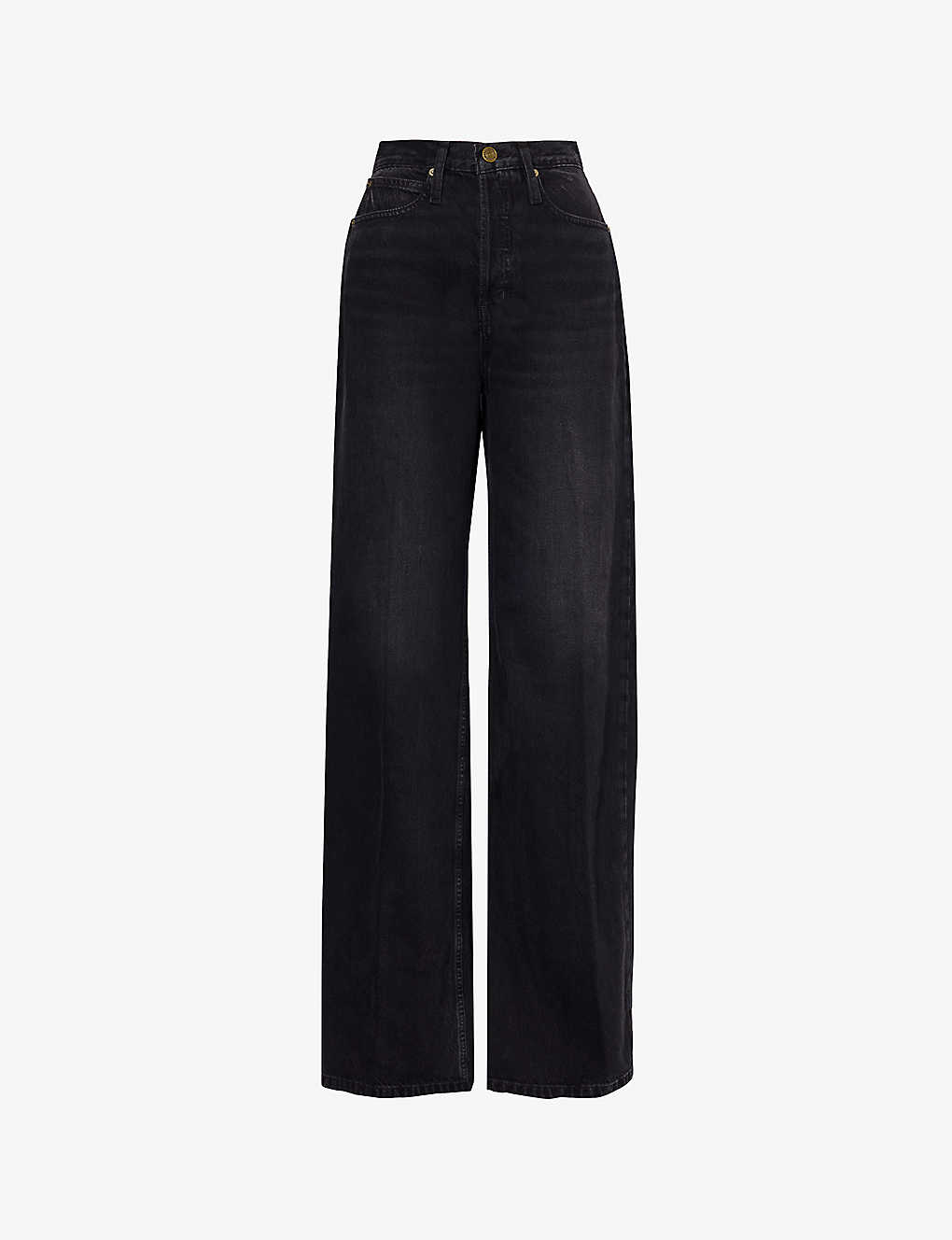 Shop Frame The 1978 Relaxed-fit Straight-leg High-rise Jeans In Supernova