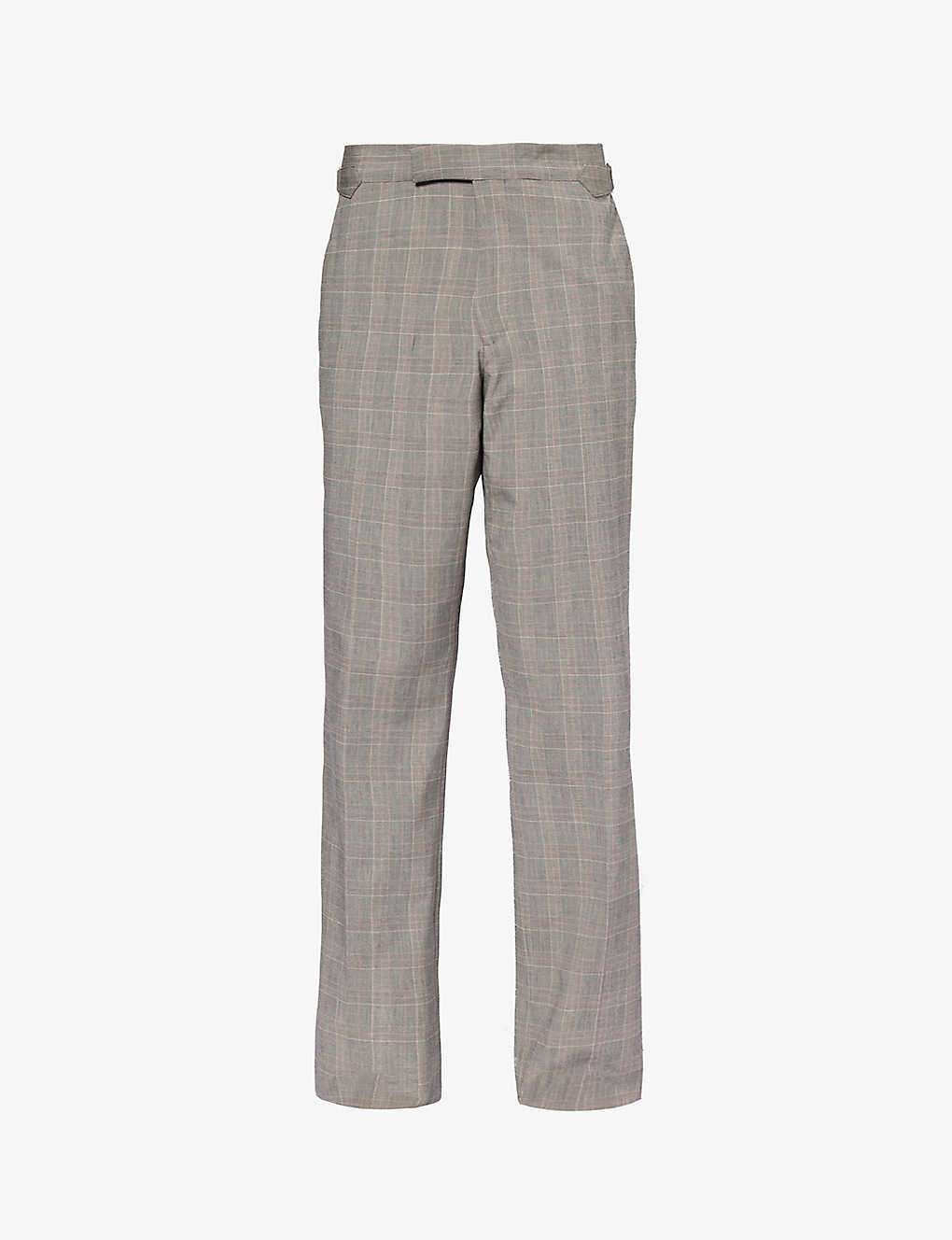 Vivienne Westwood Mens Prince Of Wales Sang Straight-leg High-rise Stretch-cotton Trousers In Multi-coloured