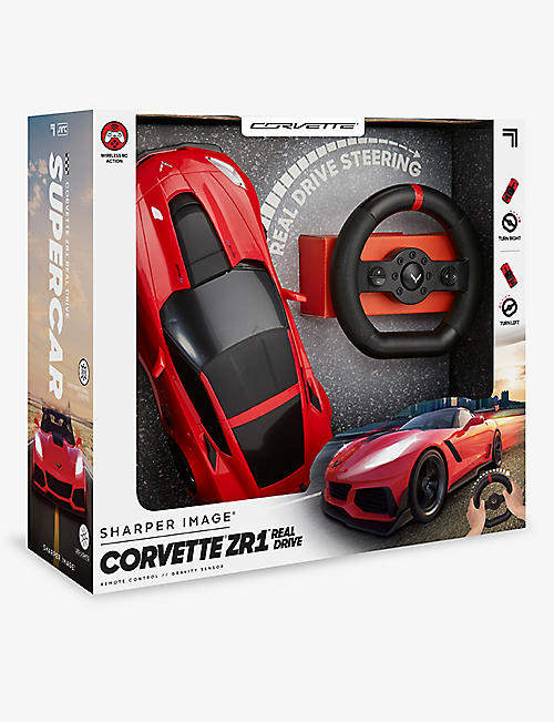 FAO SCHWARZ SHARPER IMAGE: Corvette ZR1 remote-control car playset