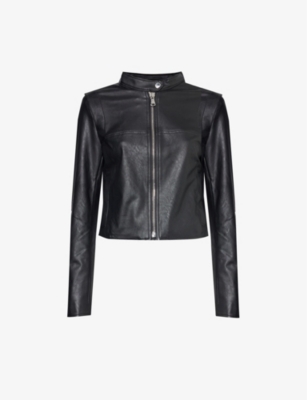SPANX - Like Leather slim-fit faux-leather jacket