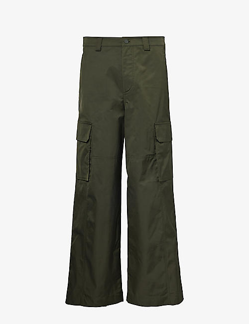 VALENTINO GARAVANI: Wide slip-pocket regular-fit wide-leg woven trousers