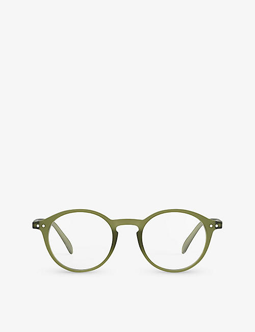 IZIPIZI: #D Velvet-club round-frame reading glasses +1