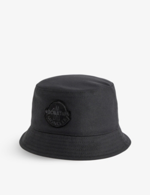 Moncler Genius Moncler X Roc Nation Black Bucket Hat In Black