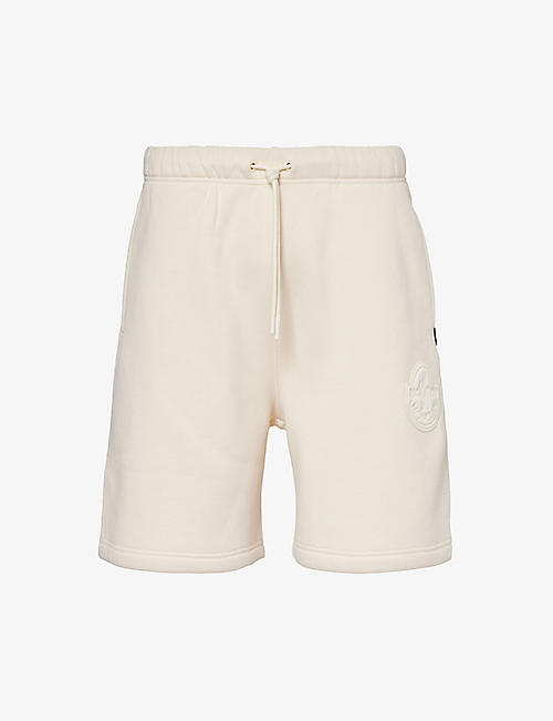 MONCLER GENIUS: Moncler Genius x Roc Nation brand-patch cotton-jersey shorts