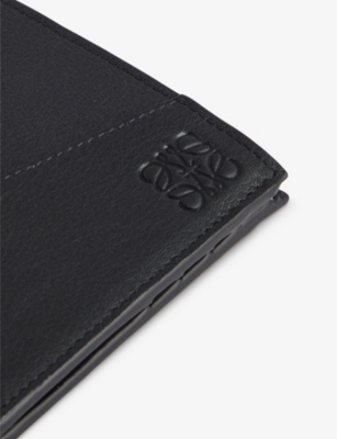 Shop Loewe Black Puzzle Edge Leather Wallet