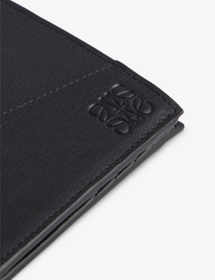 Loewe Puzzle Edge Bifold Coin Wallet In Black