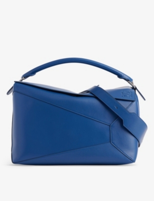 LOEWE Puzzle Edge leather cross body bag Selfridges