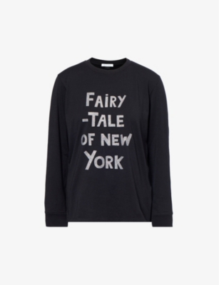 BELLA FREUD Fairytale of New York organic cotton T shirt