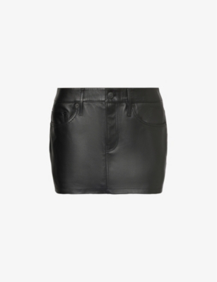WARDROBE.NYC: Leather mini skirt