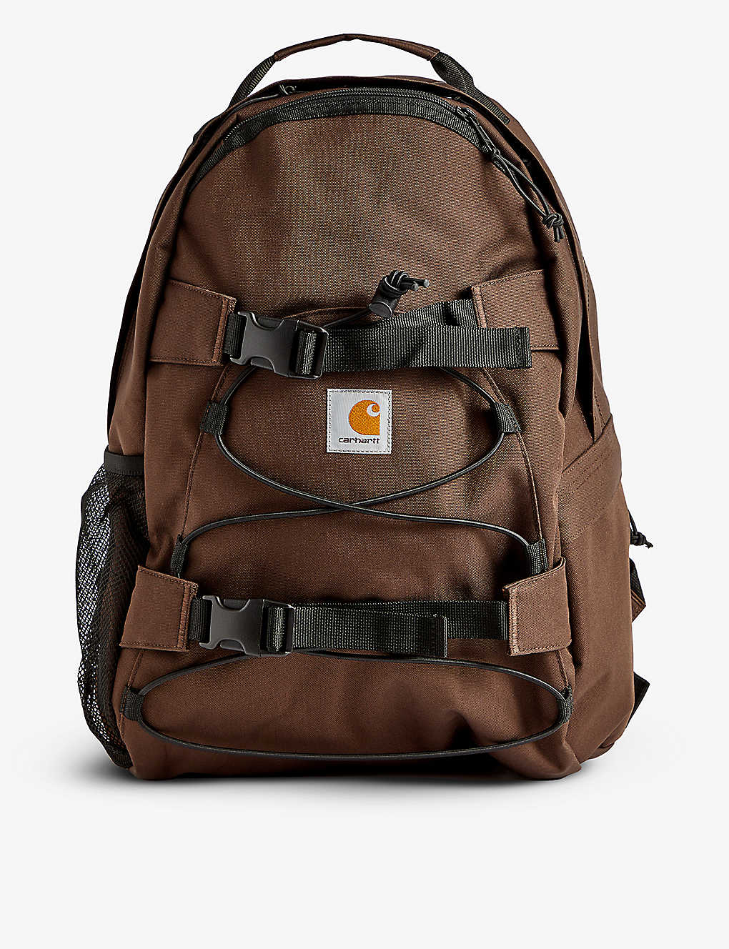 Carhartt Wip Mens Tobacco Kickflip Recycled-polyester Shell Backpack