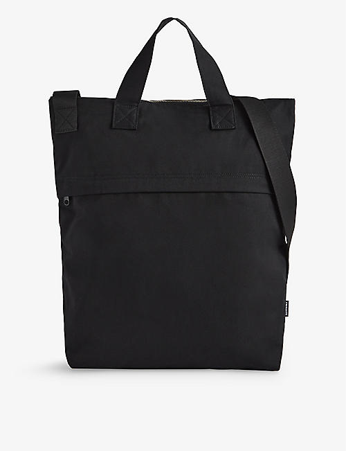 CARHARTT WIP: Newhaven logo-embroidered cotton-canvas tote bag