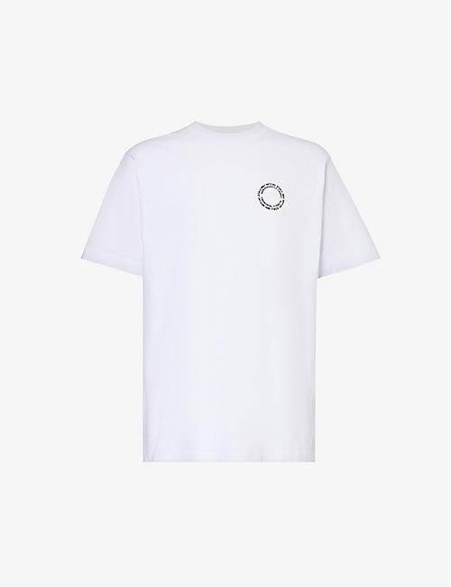 MKI MIYUKI-ZOKU：Circle 徽标有机棉平纹针织 T 恤